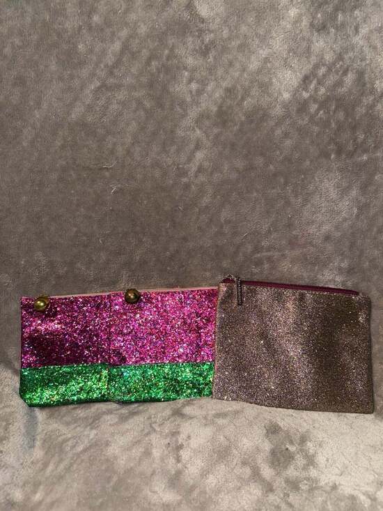 Ipsy Handbags - Ipsy December 2023 Glam Bag Glitter & Bath and Body Works Pouch